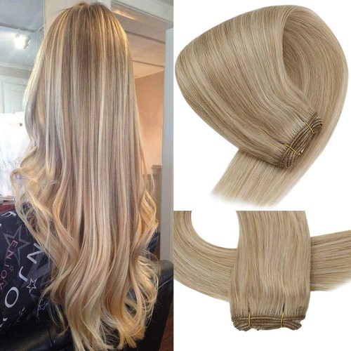 100g echthaar tressen weft - echthaar,