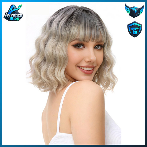 Perücke ombre blonde bob - perücke,