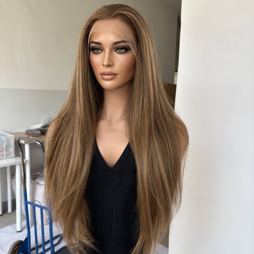 Long straight braun - braun, mix