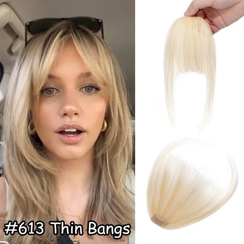 Echthaar pony luft bangs - echthaar,