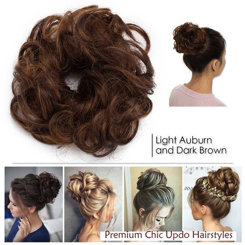 Messy hair bun haarteil wie - hair,