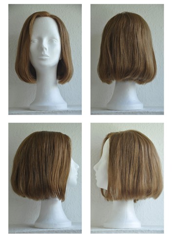 Echthaarperücke dunkelblond - echthaarperücke,,