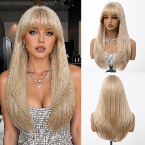 Blond gemischt long straight - long,
