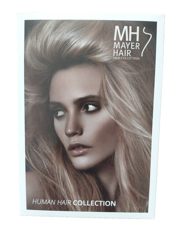 Echthaarperücke blond mit