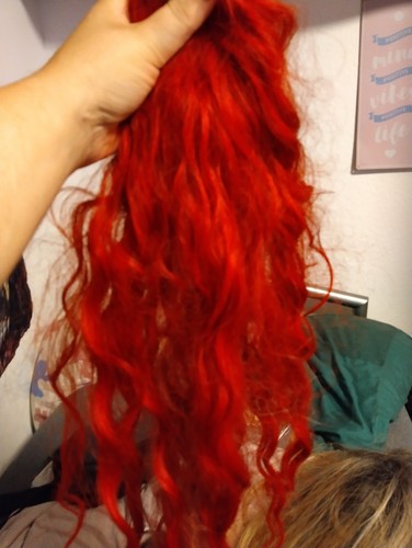 Haarteil rot blond mit - haarteil, clip