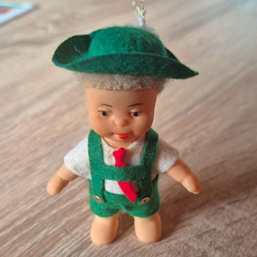 Jungenpuppe blond gerade - , haare