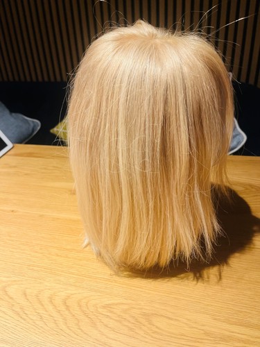 Echthaar perücke blond - perücke,